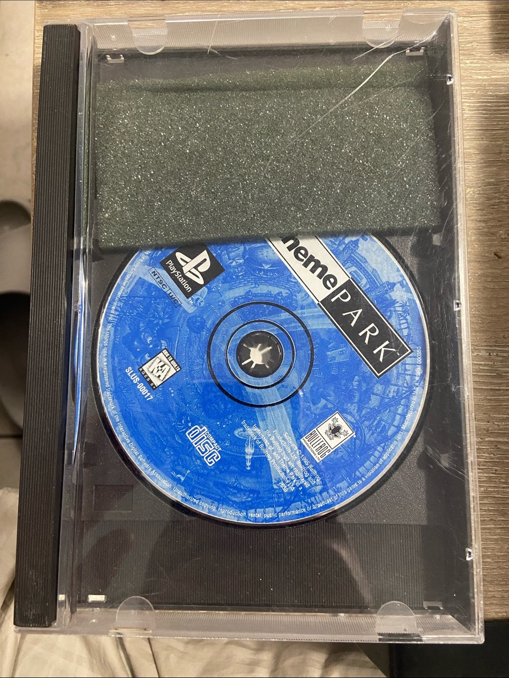 Theme Park (Sony PlayStation 1, 1995) Long Case *No Manual*